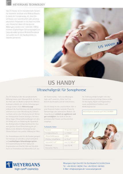 US Handy datasheet